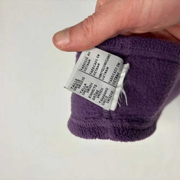 VTG Columbia Unisex Purple Fleece Ear Warmer Headband One Size O/S Gorpcore Ski - Picture 4 of 4